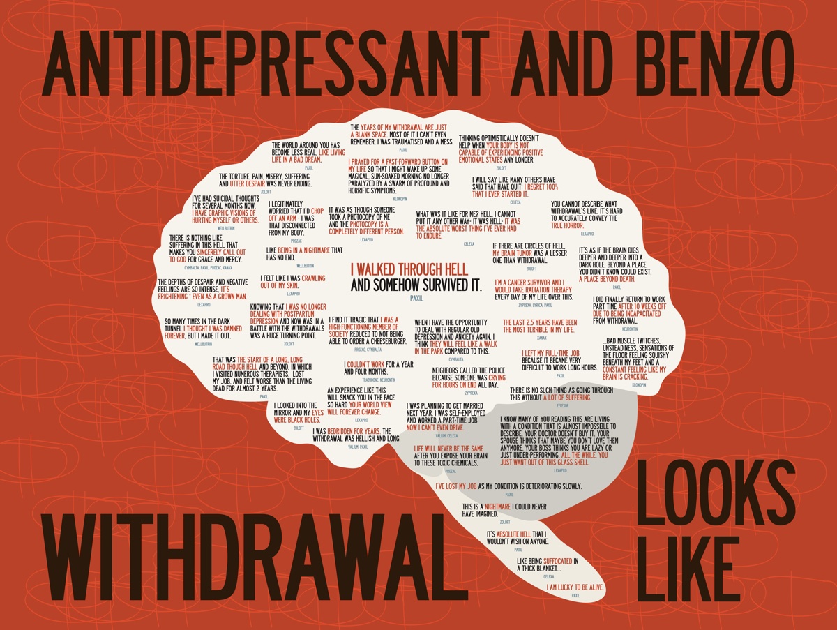 "Antidepressant and Benzo Withdrawal Looks Like," by Kelly Davis